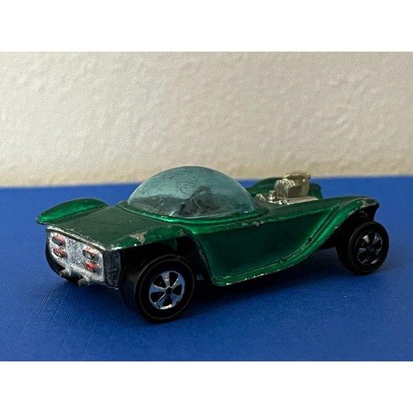 1968 Mattel Hot Wheels Redline Beatnik Bandit Green w/Dark interior HK Rare! - Picture 3 of 10